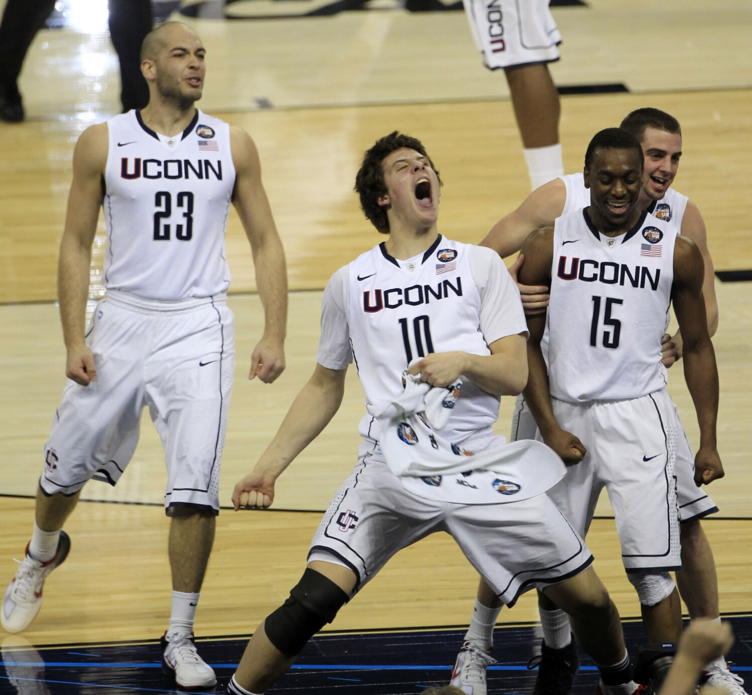 2011: UConn gives coach Jim Calhoun his third national championship